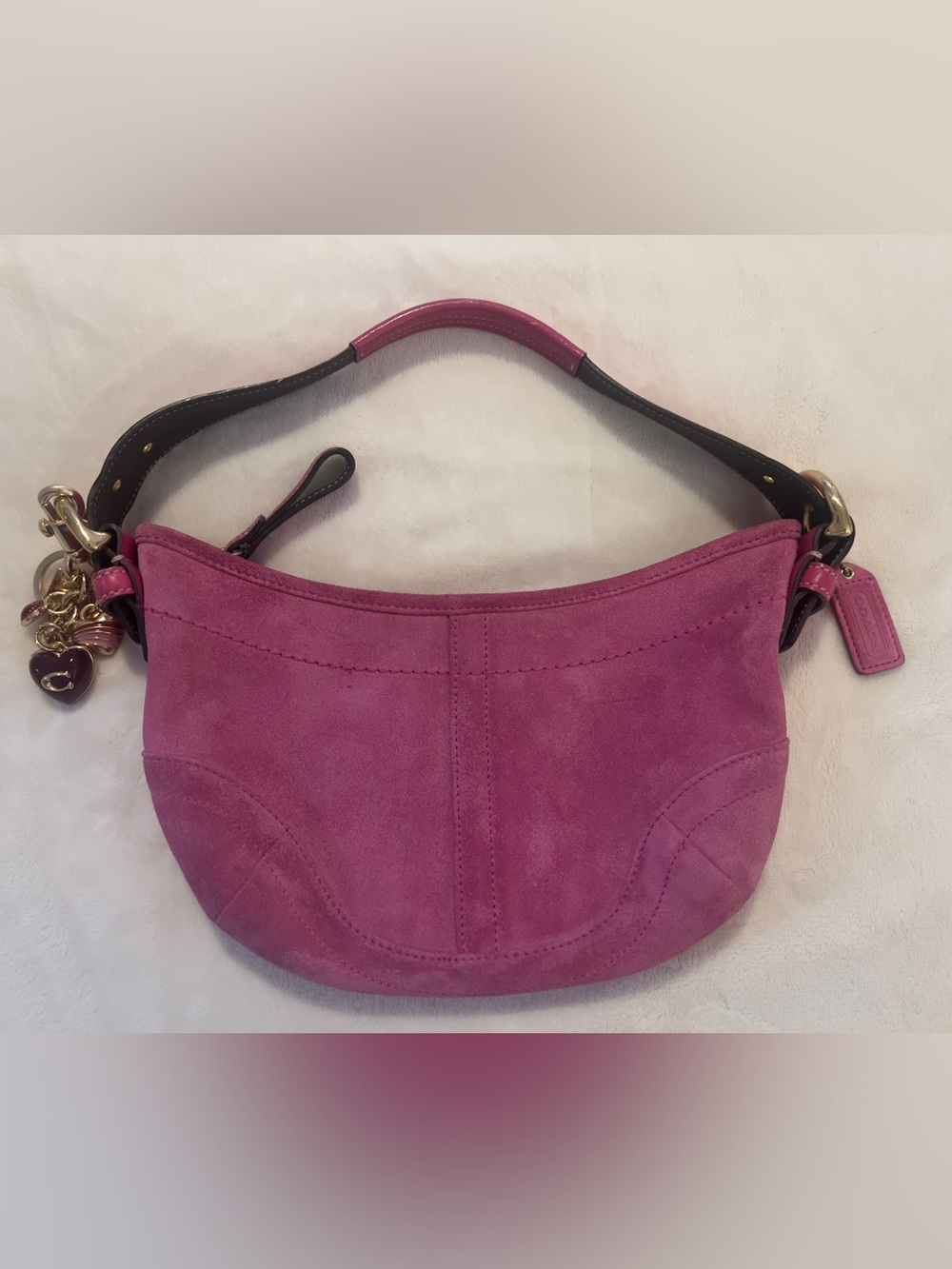 🩷 Coach Pink Suede Leather
SohoShoulder Bag Leather Y2K
56730 Vintage💚
